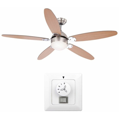 Etc-shop - ventilatore radiatore lampada luce ventilatore in insieme compreso interruttore della parete