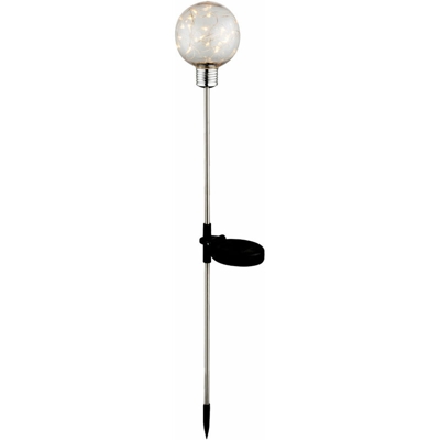 Globo - Lampada a LED a sfera solare plug-in giardino illuminazione esterna fata luci percorso luci 33802-12