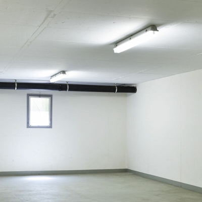 Etc-shop - Set di 2 lampade a soffitto da 48 Watt SMD LED Tubi da sala da magazzino Lampade da officina bianche neutre 4500K