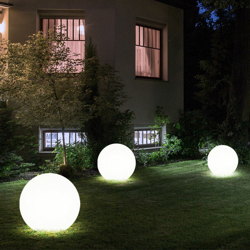 Etc-shop - Set di 3 LED esterna della luce del giardino apparecchio di lampada di illuminazione IP44 Globo 3377 precio