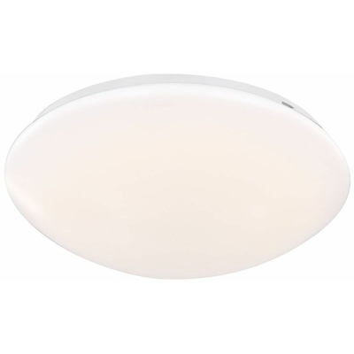 Globo - Plafoniera design LED opale bianco riflettore rotondo lampada illuminazione soggiorno 41672
