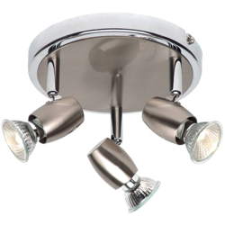 Rondelle Lampada soggiorno sala pranzo Illuminazione cromata Spot regolabile Brillante G55034/77 - BRILLIANT precio