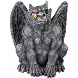Lampada solare da esterno a LED Gargoyle grigio giardino cambia colore decorazione lampada Globo 33511 características