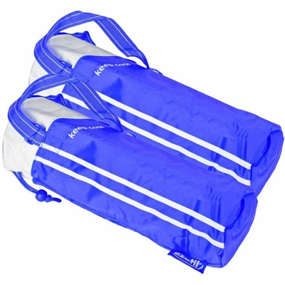 Set di 2 bottiglie di raffreddamento Borsa da 2 litri Isolamento da campeggio Tote Bag Isolamento blu - ETC-SHOP