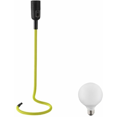 Etc-shop - Lampada da tavolo soggiorno divano in tessuto lampada da lettura gialla radiatore in piedi in serie incl. lampade a LED