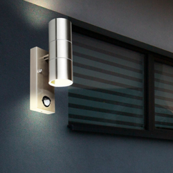 Etc-shop - luce parete esterna porta sensore di movimento UP DOWN facciata radiatore impostare incl. lampade LED precio