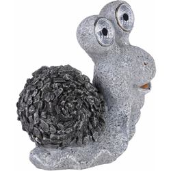 Globo - LED SOLAR stand esterno luce lumaca cortile terrazze decorazione figura illuminazione grigio 33205 en oferta