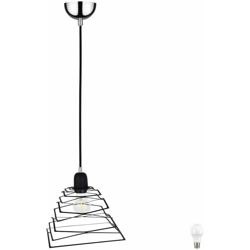 Etc-shop - Pendolo lampada a spirale regolabile sala da pranzo di energia soffitto lampada a risparmio nel set incl. Lampade a LED características