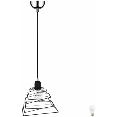 Etc-shop - Pendolo lampada a spirale regolabile sala da pranzo di energia soffitto lampada a risparmio nel set incl. Lampade a LED