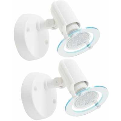 Briloner - Set di 2 3 Watt LED lampada da parete lampada del riflettore luce ufficio lampada da lettura soggiorno