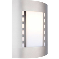 lampada da giardino in acciaio inox IP44 lampada da parete del garage esterno lampada Globo Orlando 3156 en oferta