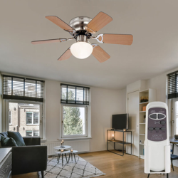 Etc-shop - Ventilatore a soffitto Ventilatore a 3 stadi fanalino reversibile TELECOMANDO in set incl. LED illuminante precio