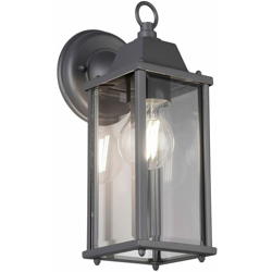 Etc-shop - Lampada da parete per esterni facciate a filamento illuminazione lampada da giardino lanterna da giardino antracite in un set con precio