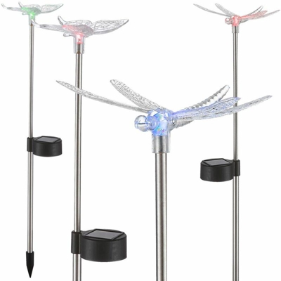 Globo - Solare lampada farfalla illuminazione luce di illuminazione solare del giardino Light Set di 4 33.949-4