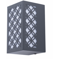 Faretto LED da parete per esterno ALU lampada lanterna giardino motivo design lampada antracite WOFI 4101.01.88.7003 en oferta