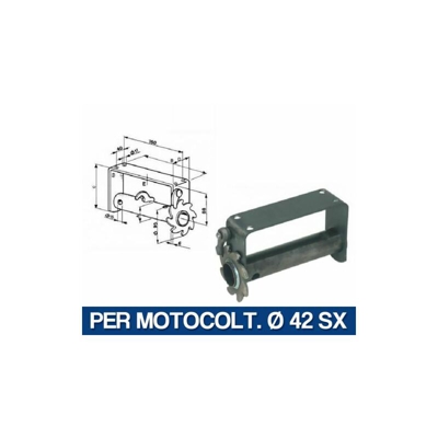 Marca - VERRICELLO ARGANO INDUSTRIALE RIMORCHIO CARRELLO TRATTORE MOTOCOLTIVATORE 20000V PER MOTOCOLT. D.42 SX (20009)