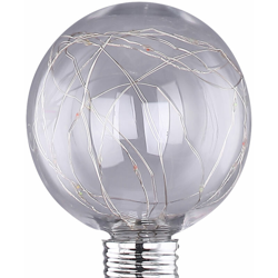 Etc-shop - Set di 3 luci a LED a sfera con illuminazione a sfera a LED RGB percorso da giardino illuminazione per picchi da esterno per esterni in características