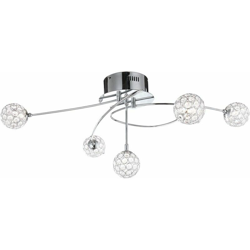 Globo - plafoniera 5-bruciatore appartamento luminoso plafoniera lampada di illuminazione interna Azalea 56.630-5 precio