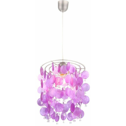 Etc-shop - Lampadario a sospensione Cristalli Illuminazione soggiorno per bambini Lampada da soffitto a pendolo a conchiglia precio