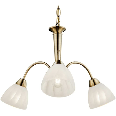 Globo - Lampada a sospensione lampadario a soffitto lampadario soggiorno sala da pranzo lampada lampadario in vetro 69015-3H