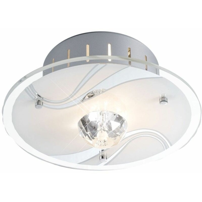 Lampada da soffitto lampada da soggiorno lampada a specchio in vetro lampada da soffitto Esto Diamantis 40105
