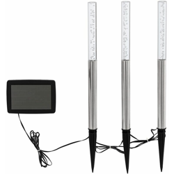 3x RGB LED lampade con presa solare illuminazione decorazione del giardino bolle d'aria lampade da terrazza con picchetto a terra Eglo 48666 características