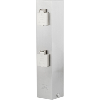 Distributore di energia da esterno Scatole da incasso 4 volte montanti in acciaio inox Colonna energetica da giardino LEDINO 11790000002015