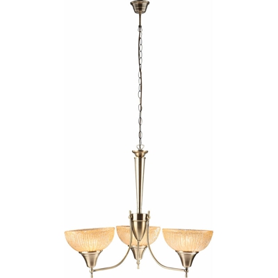 Etc-shop - Lampada a sospensione da soffitto 21 Watt LED lampada a sospensione lampadario in stile Liberty ottone antico Country House