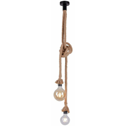 Etc-shop - Lampada da soffitto vintage a sospensione in corda Lampada a sospensione a sospensione in filamento RETRO in un set con illuminazione a LED en oferta