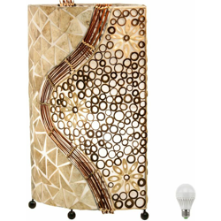 Etc-shop - Lampada da tavolo coperture chiare di lettura del sofà soggiorno interruttore della lampada pavimento a mosaico in serie incl. lampade a precio
