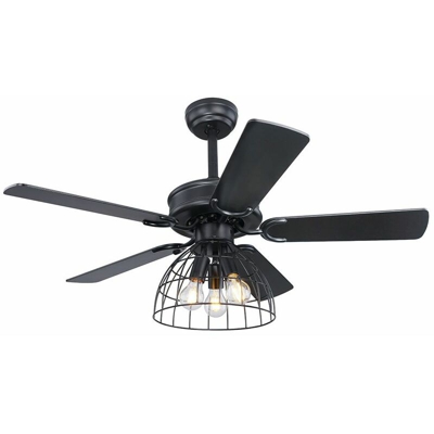 Etc-shop - Lampada per ventilatore da soffitto Telecomando a 3 stadi per sala da pranzo con timer per raffreddamento in un set con illuminazione a LED