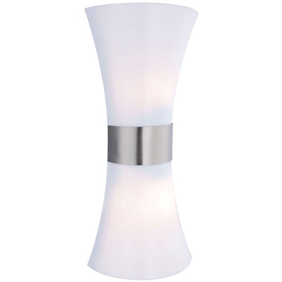 Etc-shop - Lampada da parete a LED da esterno da 10 Watt Lampada da giardino design Illuminazione Up Down Portico in acciaio inox IP44