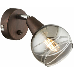 Lampada faretto da parete intelligente DIMMER lampada spot in vetro mobile app fumo controllo del telefono cellulare in un set che include lampade precio