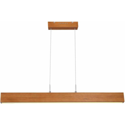 Globo - Lampada a sospensione a LED a sospensione Sala da pranzo Illuminazione con dimmer tattile Lampada da cucina in legno 15428-22 en oferta