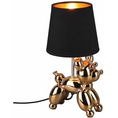 Etc-shop - Lampada da tavolo intelligente DIMMERABILE con app vocale per cani in ceramica controllabile dal telefono cellulare in un set con