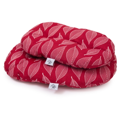 Cuscino Nettuno Rosso Leopet: 55 x 40 cm