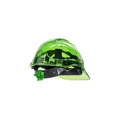 Portwest - Elmetto Peak View Ventilato Chiusura a Cremagliera | Green - NEUTRO (SENZA PERSONALIZZAZIONE)