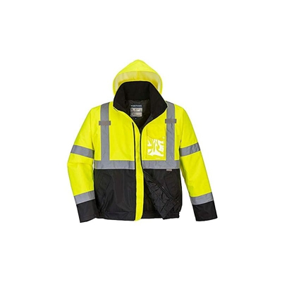 S363 Bomber ad Alta Visibilità, Giallo/Nero, 4XL - Portwest
