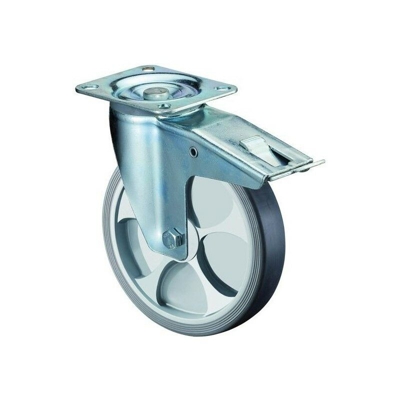 Bs Rollen - Caster Con Ruote In Gomma Termoplastica Striscia