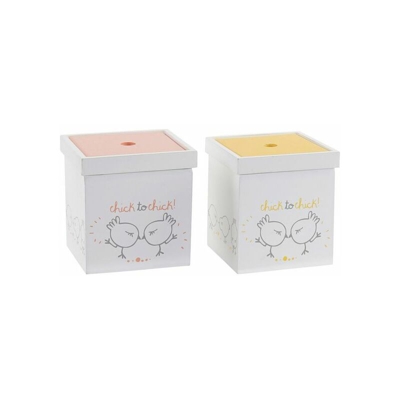 Scatola Decorativa Chick Per bambini Legno (11 x 11 x 11 cm) - CLICCANDOSHOP