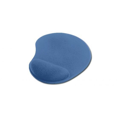 MicroConnect IC-64218 - Tappetino mouse ergonomico da polso, Blu - EDNET