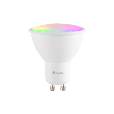 Smart Smart WI-FI Led Bulb Gleam 510C - Smart Bulb con WI-FI, compatibile con Amazon Alexa, Google Home e IFTTT, colori Led regolabili, potenza 5W
