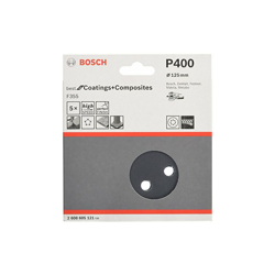 Bosch - Excéntrica F355: 125mm 8P. G400 x5 (5) precio