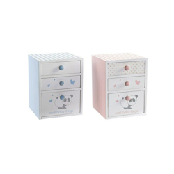 Scatola-Portagioie Dekodonia Panda (12 x 13 x 16 cm) (2 pcs) en oferta