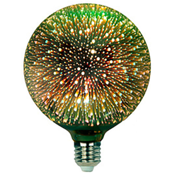 G125 Lampadina decorativa 3d 4w LED 230vac E27 Verde 81.172/3d/v - ELECTRO DH características