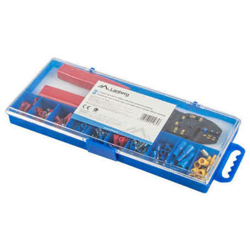 Cassetta degli attrezzi crimpatrice e 100 morsetti elettrici da 1,25 a 4mm - Lanberg en oferta