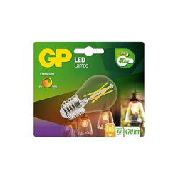 GP Illuminazione LED FlameDim E27 4W (40W) 470 LM GP 085461 - GP BATTERIES características