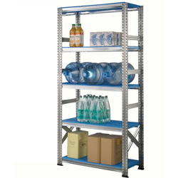 Scaffalatura Industriale 200x40x100cm Scaffale Incastro Acciaio Inox Magazzino - BAKAJI en oferta