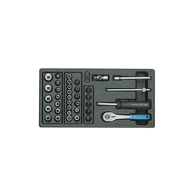 Gedore, 1500 ES-20, Socket Wrench gamma da 1/4 di pollice a 1/3 modulo ES