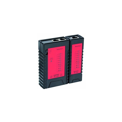 TESTER PER CAVI DI RETE o TELEFONICI TIPO RJ45 RJ12 RJ11 RJ10 FINO A 100 metri - VELLEMAN